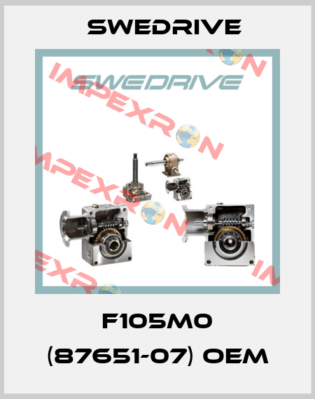 F105M0 (87651-07) OEM Swedrive