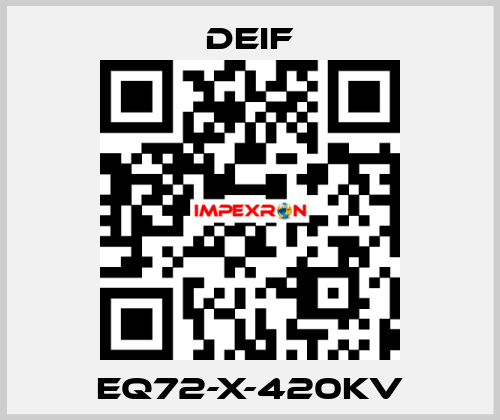 EQ72-X-420kV Deif