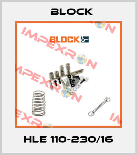 HLE 110-230/16 Block