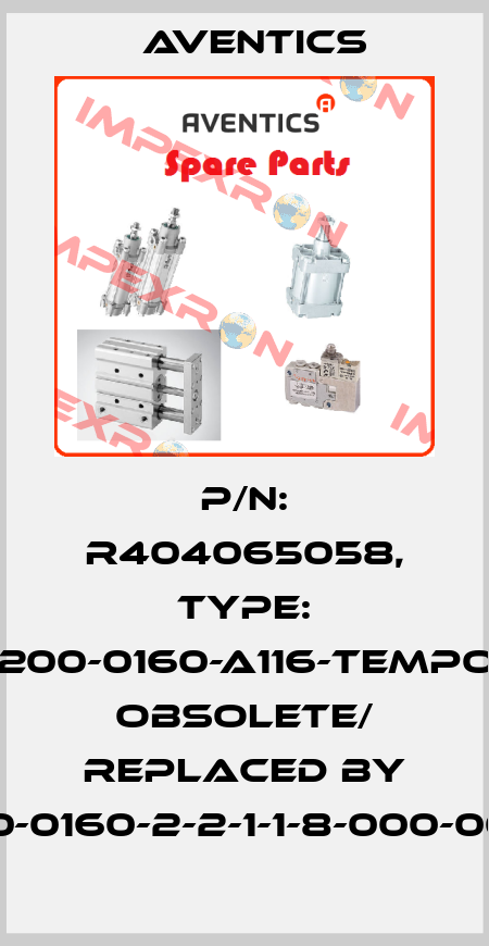 P/N: R404065058, Type: 167-DA-200-0160-A116-Temposonics obsolete/ replaced by ITS-DA-200-0160-2-2-1-1-8-000-00-000-BAS Aventics