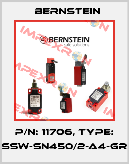 P/N: 11706, Type: SSW-SN450/2-A4-GR Bernstein