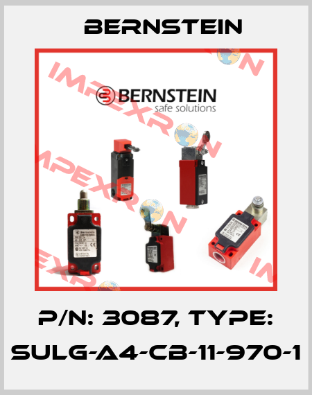 P/N: 3087, Type: SULG-A4-CB-11-970-1 Bernstein