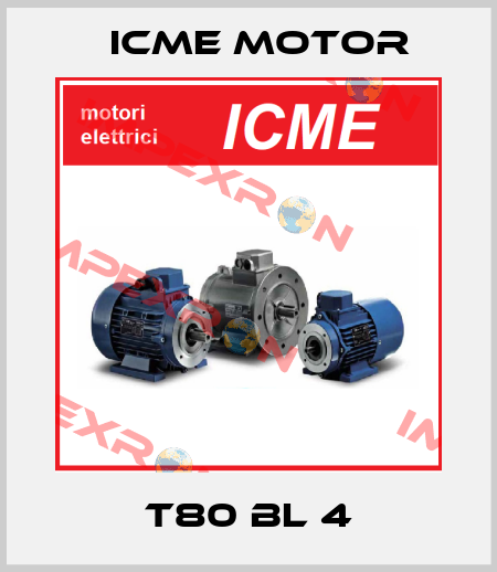 T80 BL 4 Icme Motor
