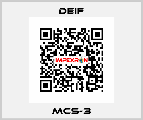 MCS-3 Deif