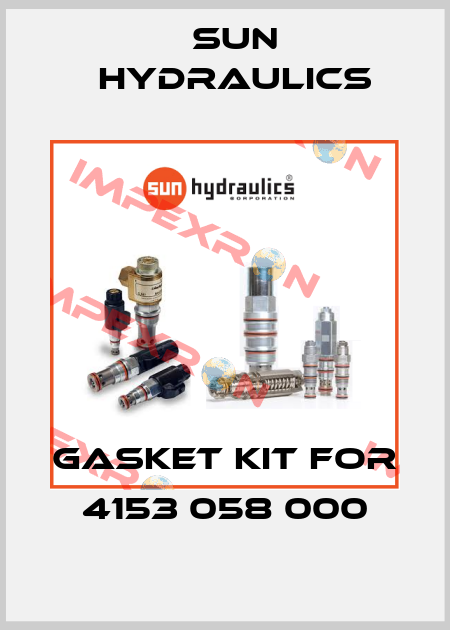 Gasket kit for 4153 058 000 Sun Hydraulics