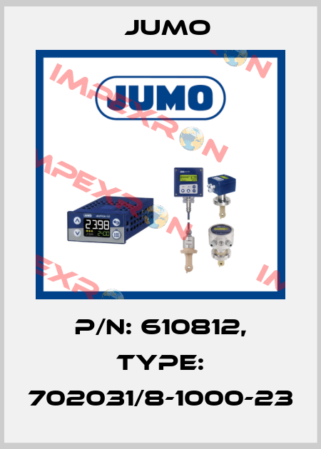 P/N: 610812, Type: 702031/8-1000-23 Jumo