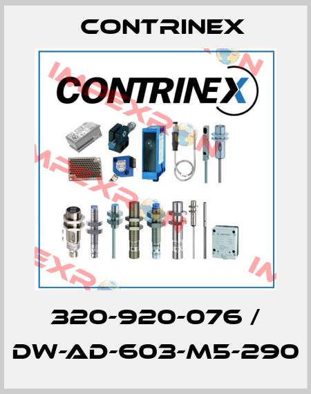 320-920-076 / DW-AD-603-M5-290 Contrinex