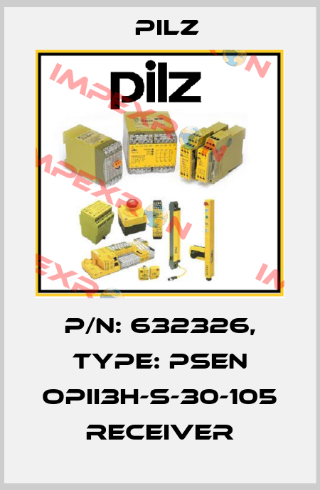 p/n: 632326, Type: PSEN opII3H-s-30-105 receiver Pilz