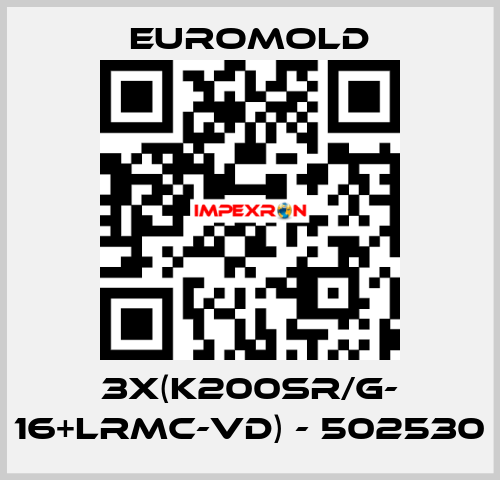3x(K200SR/G- 16+LRMC-VD) - 502530 EUROMOLD