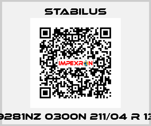 9281NZ 0300N 211/04 R 13 Stabilus