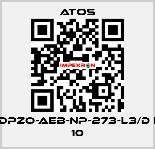 DPZO-AEB-NP-273-L3/D I 10 Atos