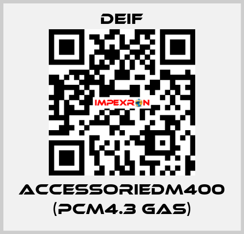AccessorieDM400 (PCM4.3 GAS) Deif