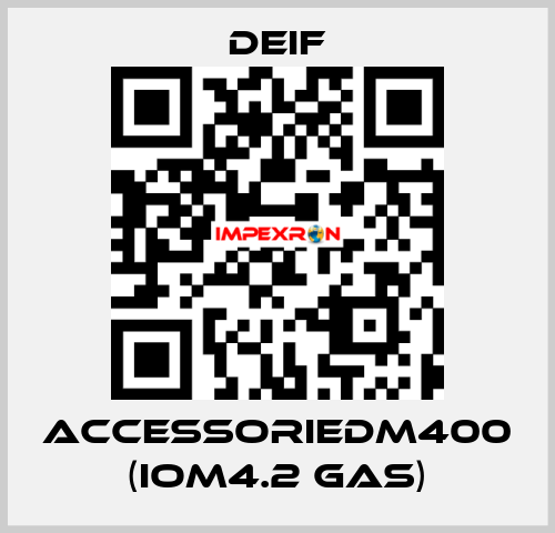 AccessorieDM400 (IOM4.2 GAS) Deif