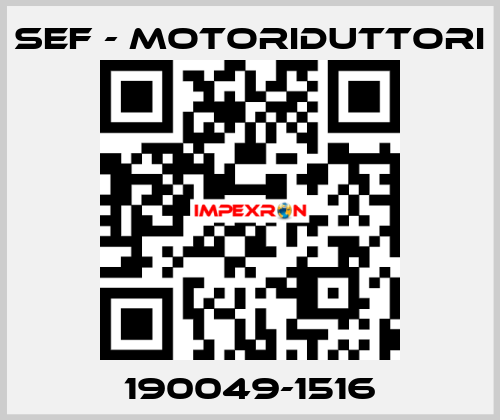 190049-1516 SEF - MOTORIDUTTORI