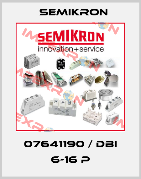 07641190 / DBI 6-16 P Semikron