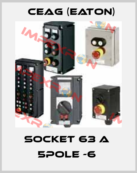 SOCKET 63 A  5POLE -6  Ceag (Eaton)