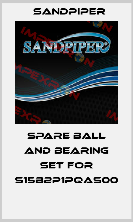 SPARE BALL AND BEARING SET FOR S15B2P1PQAS00  Sandpiper