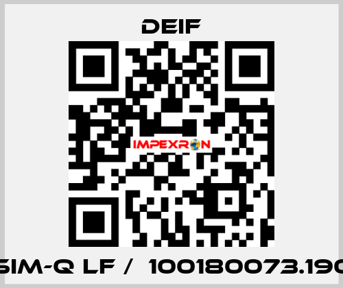 SIM-Q LF /  100180073.190 Deif