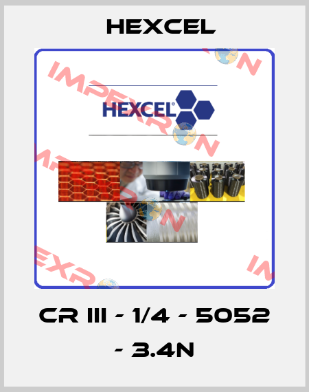 CR III - 1/4 - 5052 - 3.4N Hexcel
