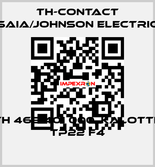 TH 465 401 000, Kalotte TP22 F4 TH-Contact (Saia/Johnson Electric)