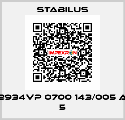 2934VP 0700 143/005 A 5 Stabilus