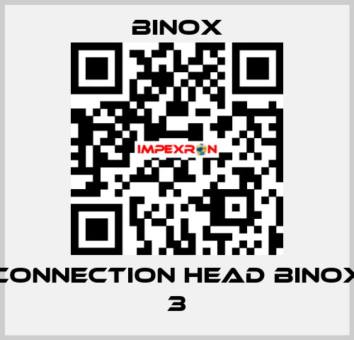 Connection head BINOX 3 Binox