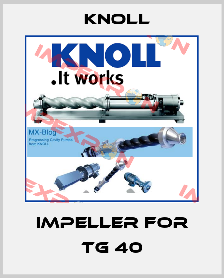 impeller for TG 40 KNOLL