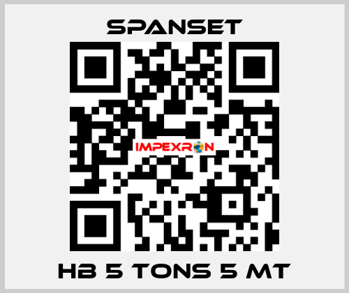 HB 5 TONS 5 MT SpanSet