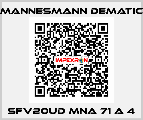 SFV20UD MNA 71 A 4 Mannesmann Dematic