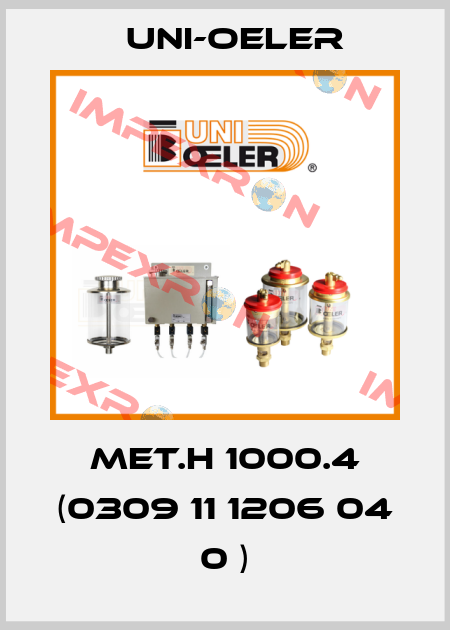 MET.H 1000.4 (0309 11 1206 04 0 ) Uni-Oeler