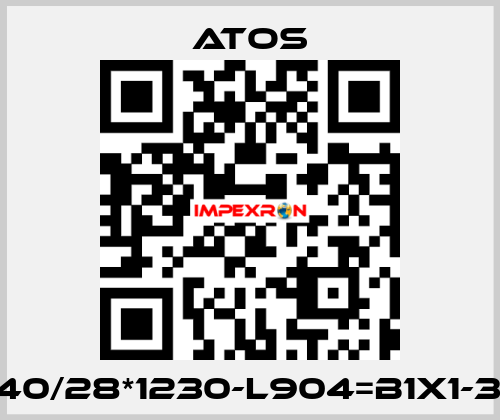 CK-40/28*1230-L904=B1X1-33-X Atos