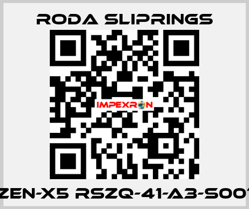 ZEN-X5 RSZQ-41-A3-S001 Roda Sliprings