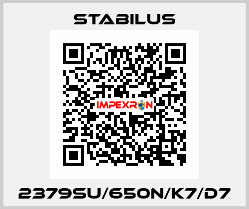 2379SU/650N/K7/D7 Stabilus