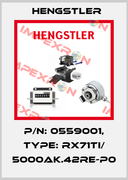 p/n: 0559001, Type: RX71TI/ 5000AK.42RE-P0 Hengstler