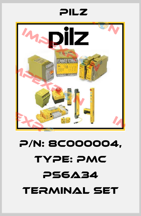 p/n: 8C000004, Type: PMC PS6A34 terminal set Pilz