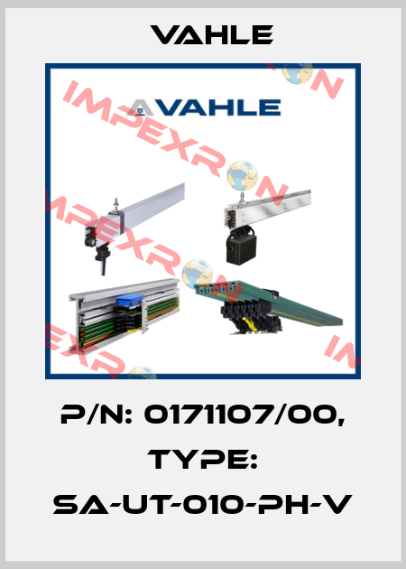 P/n: 0171107/00, Type: SA-UT-010-PH-V Vahle
