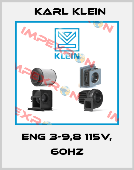 ENG 3-9,8 115V, 60Hz Karl Klein