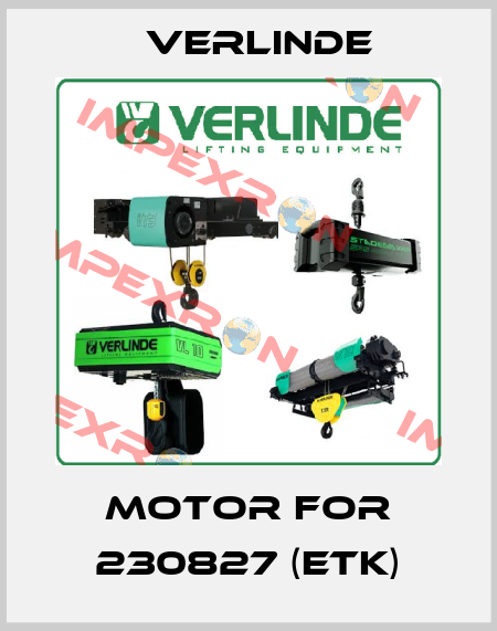 Motor for 230827 (ETK) Verlinde