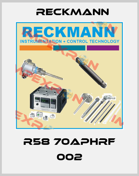 R58 70APHRF 002 Reckmann