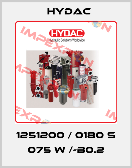 1251200 / 0180 S 075 W /-B0.2 Hydac