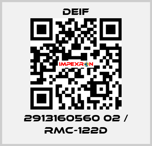 2913160560 02 / RMC-122D Deif