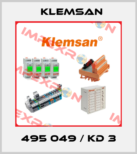 495 049 / KD 3 Klemsan