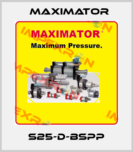 S25-D-BSPP Maximator