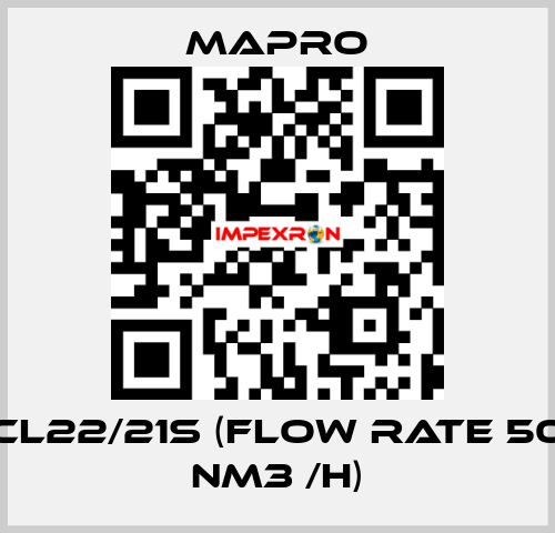 CL22/21S (flow rate 50 Nm3 /h) Mapro
