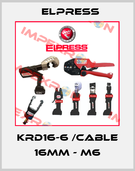 KRD16-6 /CABLE 16MM - M6 Elpress