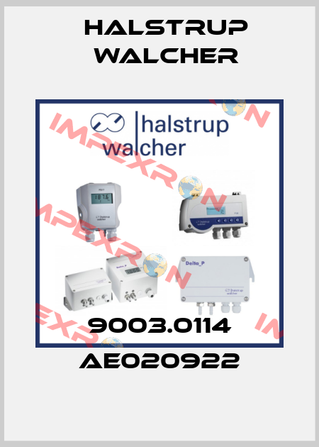 9003.0114 AE020922 Halstrup Walcher