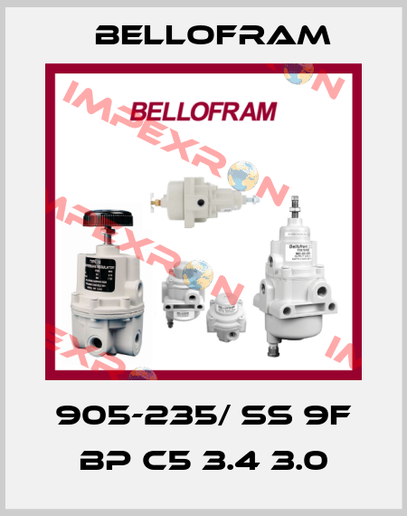 905-235/ SS 9F BP C5 3.4 3.0 Bellofram