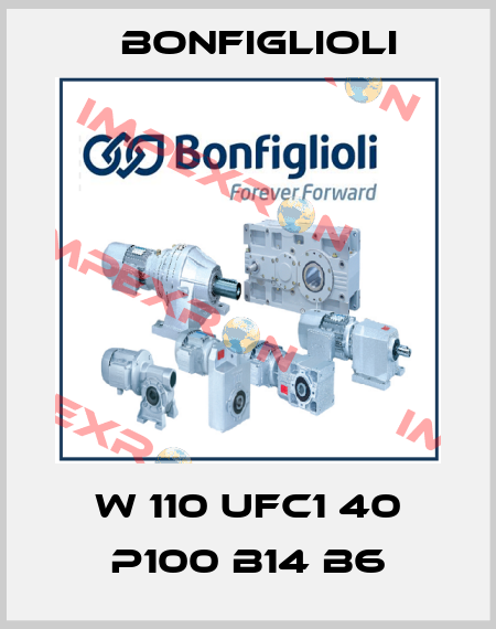 W 110 UFC1 40 P100 B14 B6 Bonfiglioli