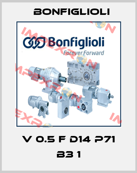 V 0.5 F D14 P71 B3 1 Bonfiglioli