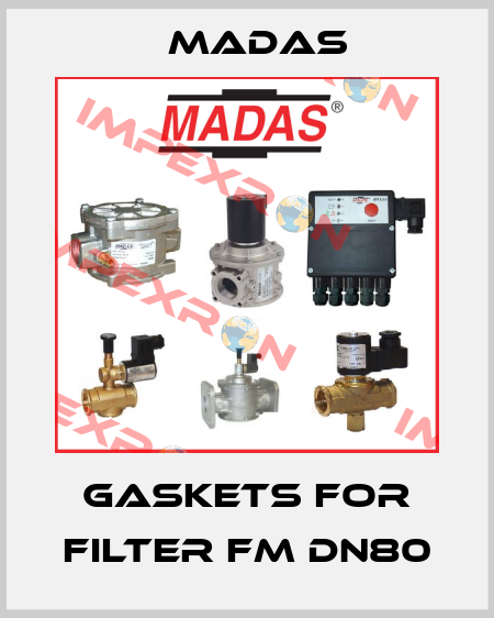 gaskets for filter FM DN80 Madas